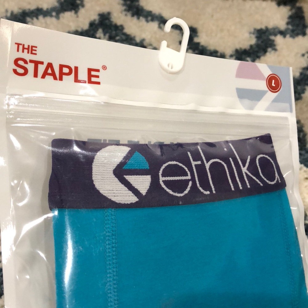 Teal Ethika Boxers - Picture 2 of 3